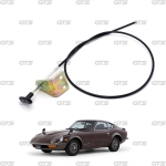 สายดึงฝากระโปรง 1 เส้น สีดำ สำหรับ Datsun/Nissan FAIRLADY 240Z 260Z 240Z 260Z Z432 ปี 1970-1978
